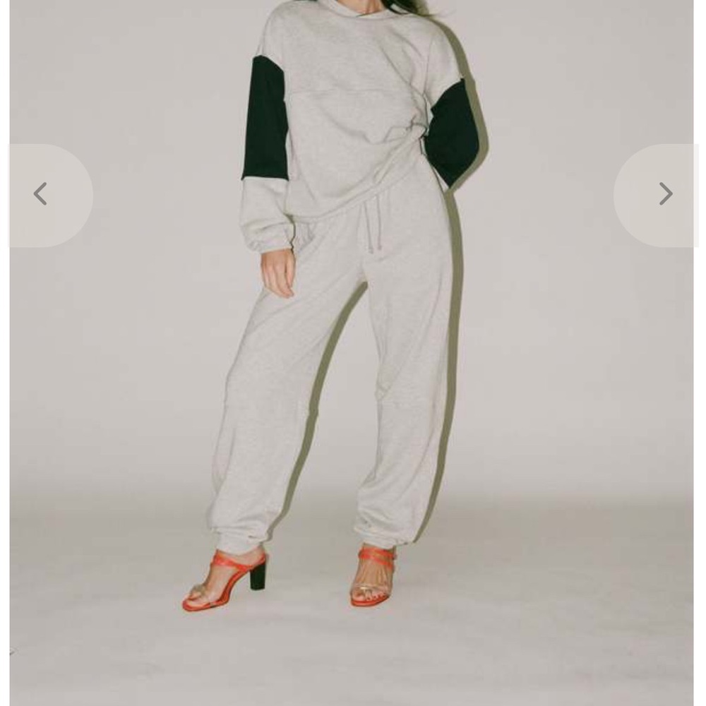 Maryam Nassir Zadeh Pisco Sweatpants in Alum EUC